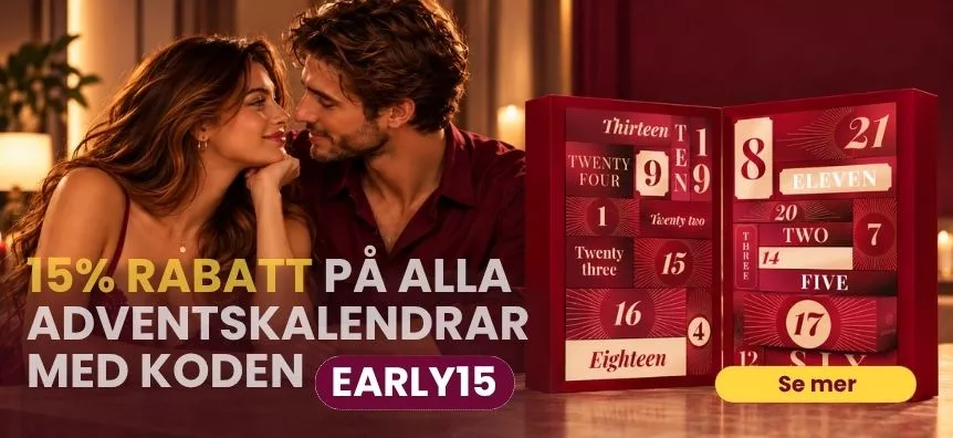15% rabatt på erotiska adventskalendrar med koden EARLY15 | Lovesexshop.se sexshop