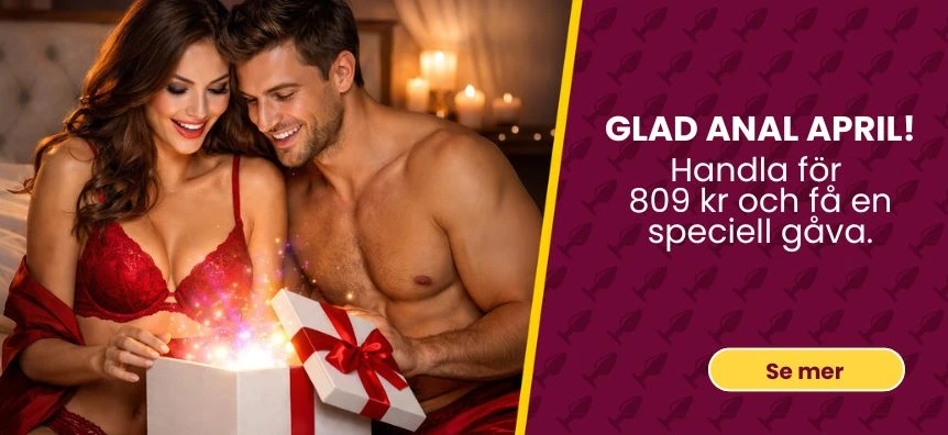 Glad Anal April! - Gratis Sunfo analplugg - lovesexshop.se sex shop