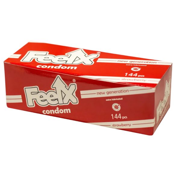 FeelX Jordgubbskondomer - 144 st