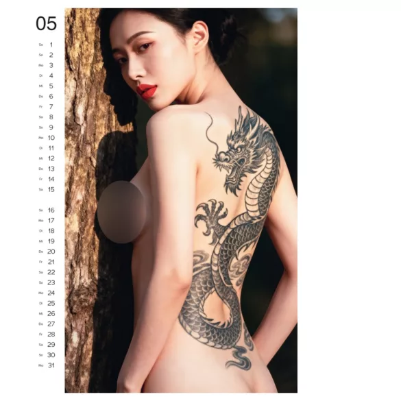 Tattoo Girls 2027 - erotisk väggkalender (1 st)