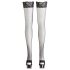 Cottelli - Sexiga spetsstrumpor (svart) - M