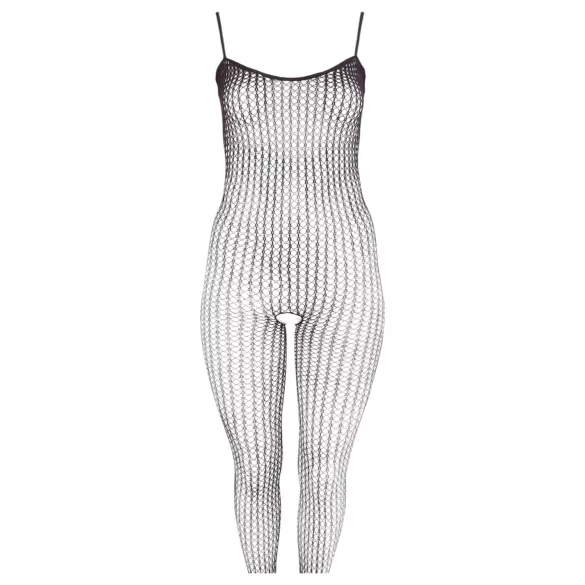 NO:XQSE - sexig svart nätoverall - XL/XXL