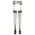 Cottelli - Svarta spetsstrumpor - 3/L