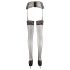 Cottelli - Svarta spetsstrumpor - 3/L