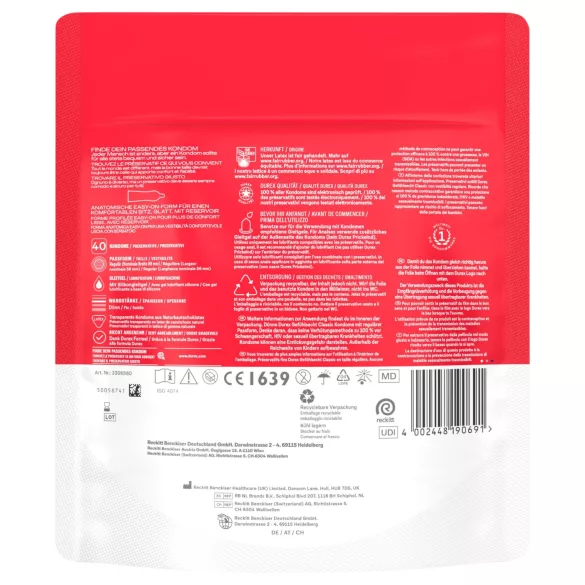 Durex - extra tunna kondomer (40 st)
