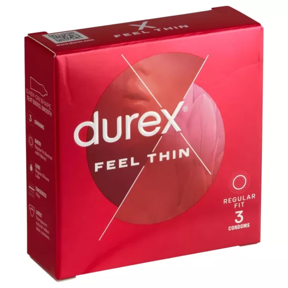 Durex - Kondom - Tunn för naturlig känsla - 3 st