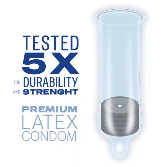 Durex - Kondom - Tunn för naturlig känsla - 3 st