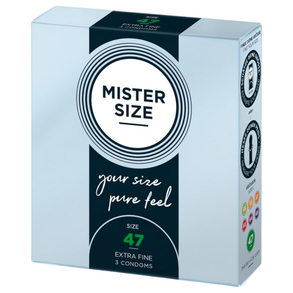 Mister Size tunn kondom - 47mm (3st)