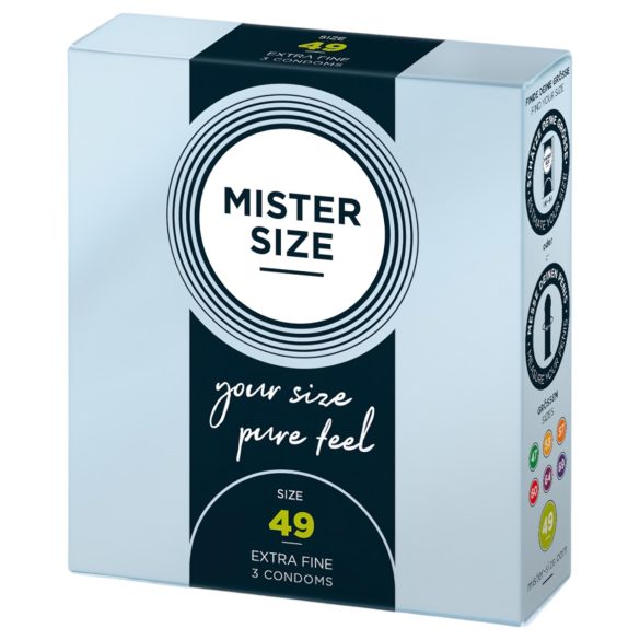 Mister Size Tunn Kondom - 49mm (3 st)