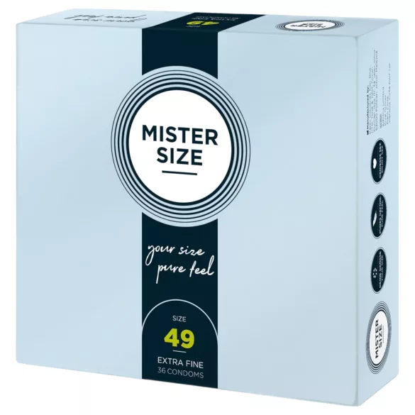 Mister Size - tunn kondom - 49mm - 36-pack