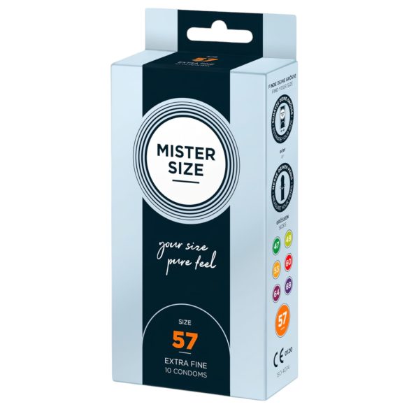 Mister Size tunna kondomer - 57mm (10 st)