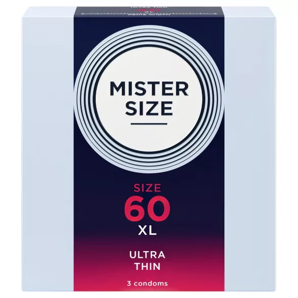 Mister Size - tunn kondom - 60 mm - 3 st