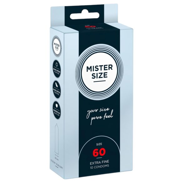 Mister Size - tunn kondom - 60mm - 10 st