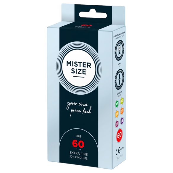 Mister Size - tunn kondom - 60mm - 10 st