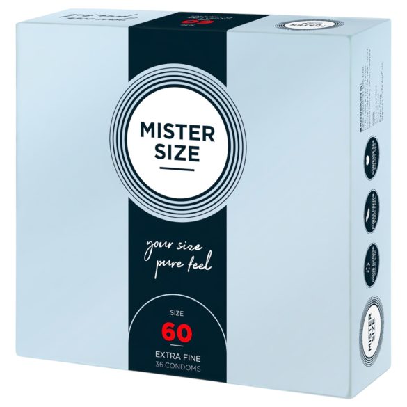 Mister Size tunna kondomer - 60 mm (36 st)