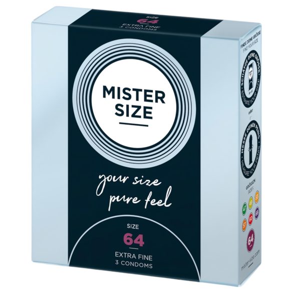 Mister Size tunn kondom - 64mm (3 st)