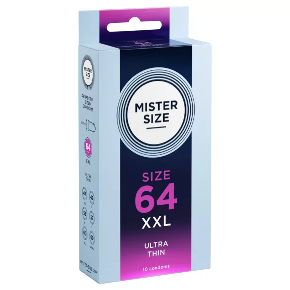 Mister Size - tunn kondom - 64mm - 10 st