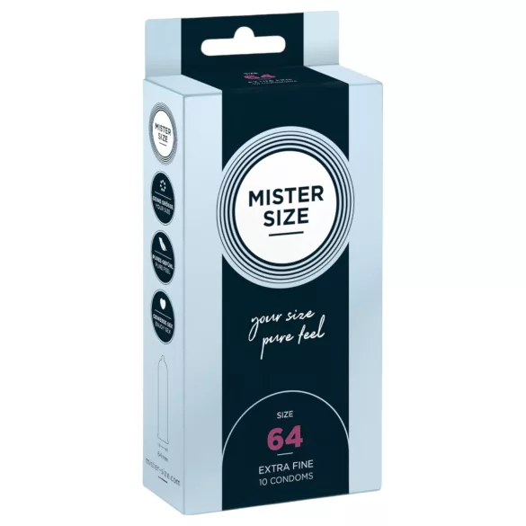 Mister Size - tunn kondom - 64mm - 10 st