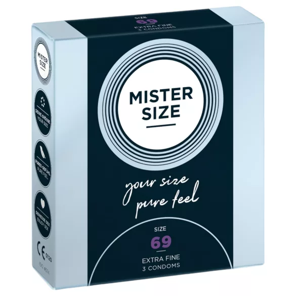Mister Size - kondom tunn - 69mm - 3 st
