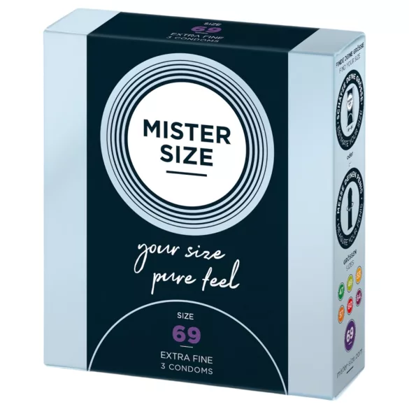 Mister Size - kondom tunn - 69mm - 3 st
