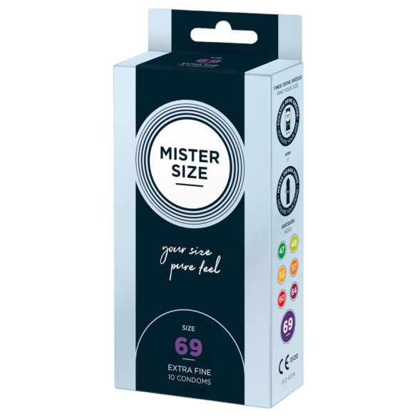 Mister Size - extra tunt kondom - 69mm - 10 st