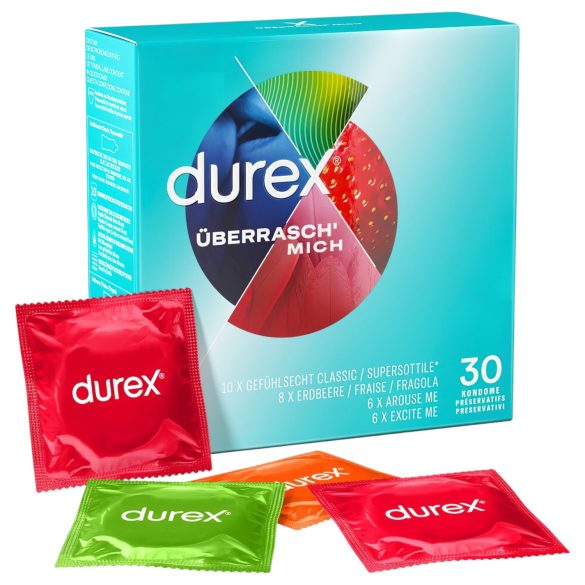 Durex - Smakfull kondompaket (30 st)