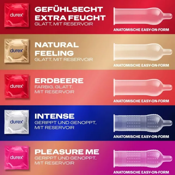 Durex Love Mix - kondompaket - 40 st