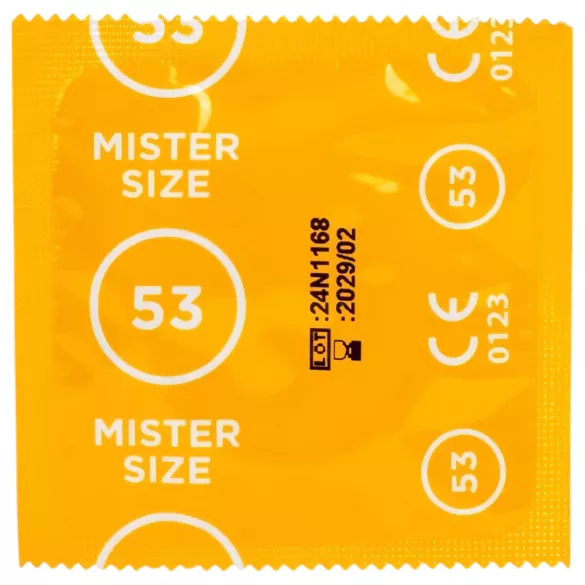 Mister Size - kondom testpaket med penisring - 3 st