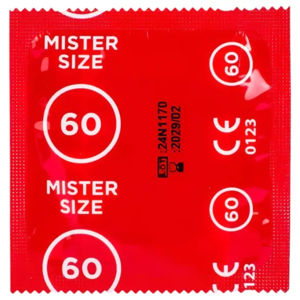 Mister Size - kondom testpaket med penisring - 3 st