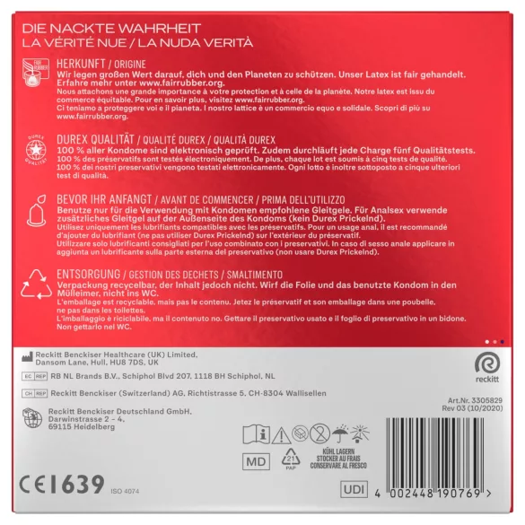 Durex - XXL kondom (30 st)