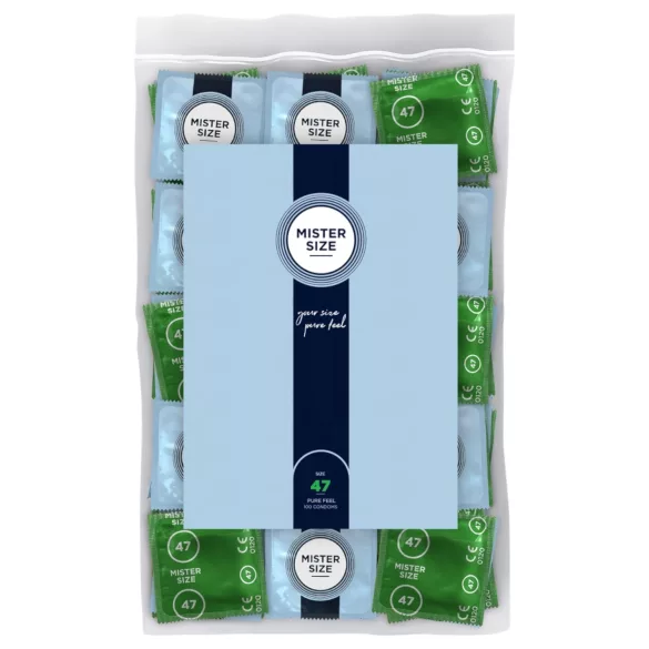 Mister Size - tunn kondom - 47mm - 100-pack