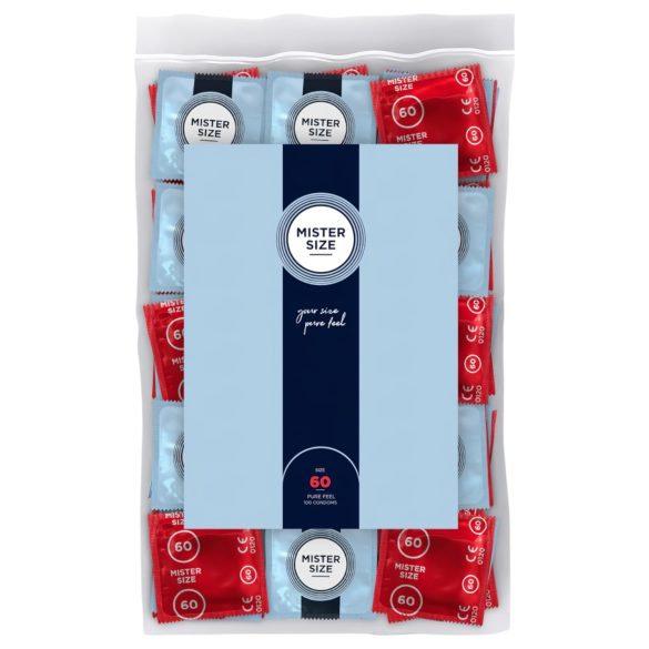 Mister Size - Tunt kondom - 60mm - 100 st