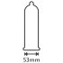 Secura Extra Fun - Nopprade kondomer - 53mm (12 st)