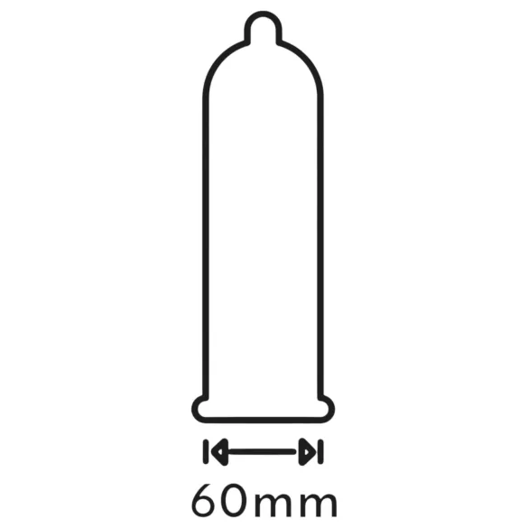 Secura Aubergine - extra stort kondom - 60mm - 12 st