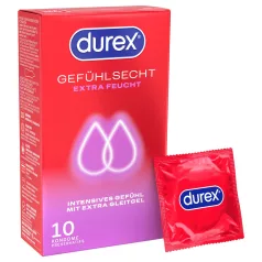 Durex - extra glidmedelsbehandlade kondomer (10 st)