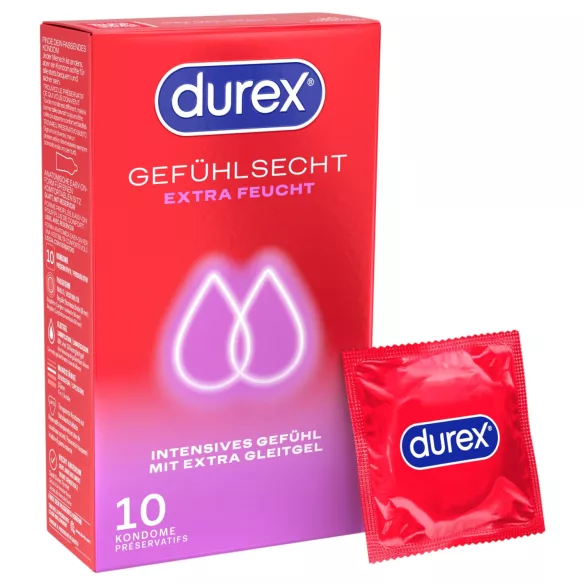 Durex - extra glidmedelsbehandlade kondomer (10 st)