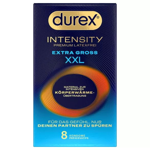 Durex Intensity XXL - latexfri kondom - 8 st