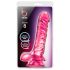 B Yours Basic 8 - dildo med pung - 23 cm - rosa