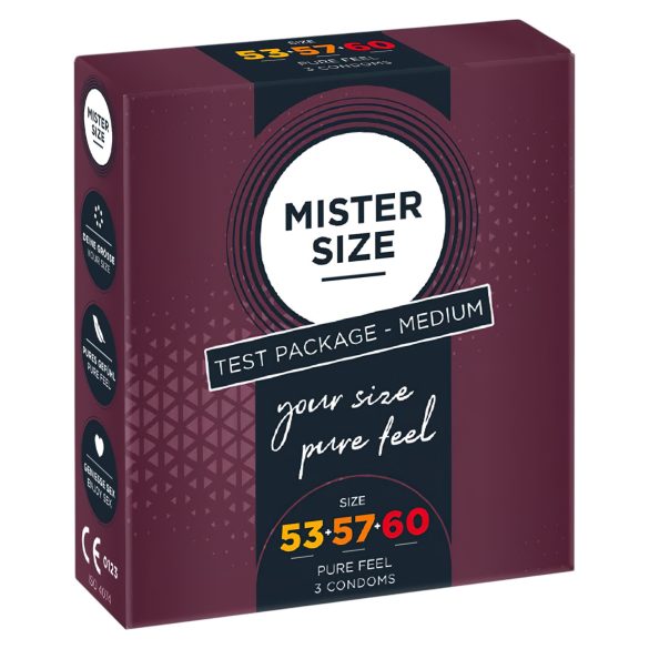 Mister Size Kondom Testpaket - 3 st