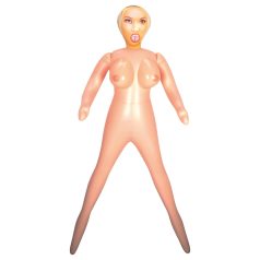 Storbröstad bombnedslag - uppblåsbar docka