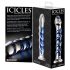 Icicles No. 5 - Spiralglasdildo (transparent blå)