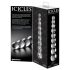 Icicles Nr. 2 - Kulformad Glasdildo (Transparent)