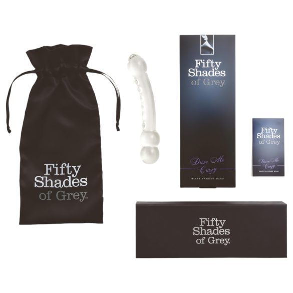 Fifty Shades of Grey - Dildo i glas - transparent