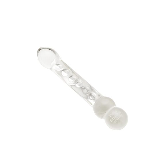 Fifty Shades of Grey - Dildo i glas - transparent