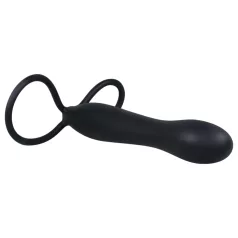 You2Toys - Anal dildo med penisring - svart