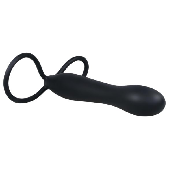 You2Toys - Speciell anal dildo och penisring - svart