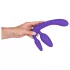 You2Toys - Tripla, påsättningsbar dildo utan sele (lila)