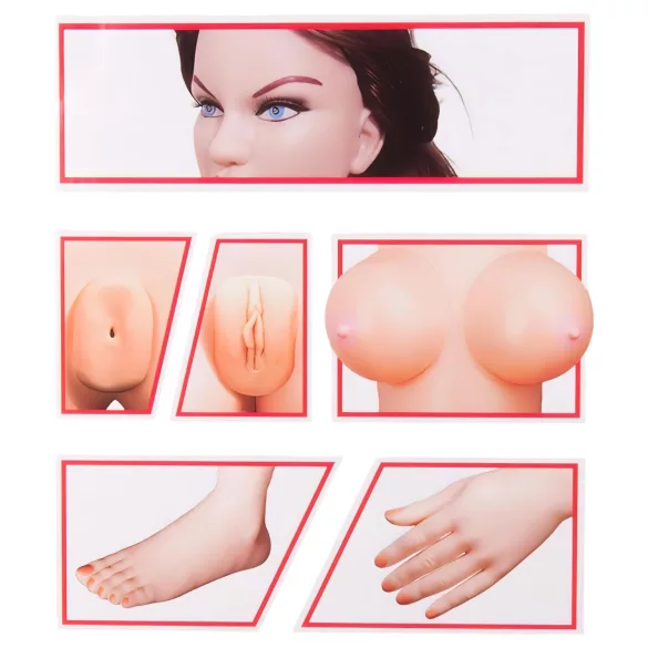 Suzie Carina - uppblåsbar docka - sexleksak