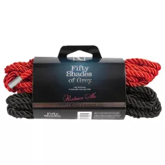 Femtio nyanser av grått - bondage-repsduo (2×5 m)