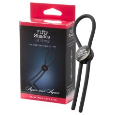 Fifty Shades of Grey - penismanschett - silikon - grå